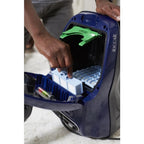 Riccar Prima Canister Vacuum Navy Blue Metallic With Premium Tandem Air Power Nozzle With Charcoal Hepa Bags - Sewingmachinesplus.com