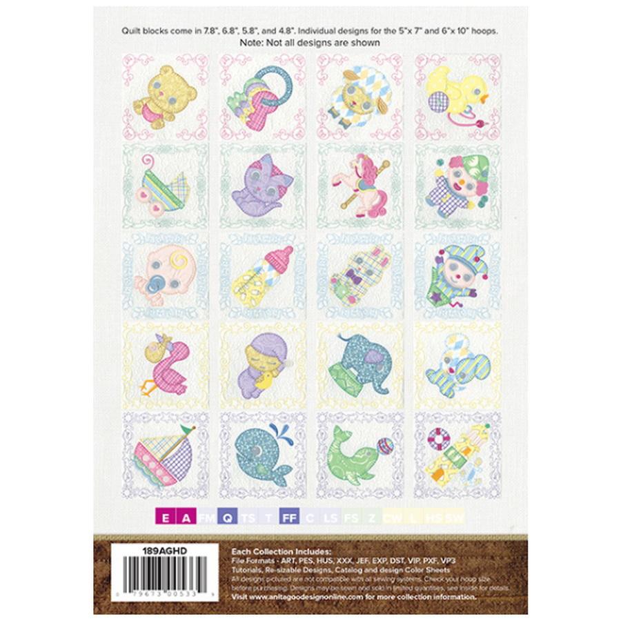 Anita Goodesign Blanket Stitch Baby 189AGHD