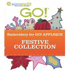 Accuquilt GO! Embroidery Digitizing Software - Festive Collection