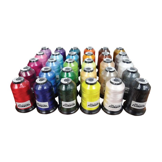 Floriani 400M Spools 12 - Weight 30 Count Thread Set (FL12TS) - Sewingmachinesplus.com