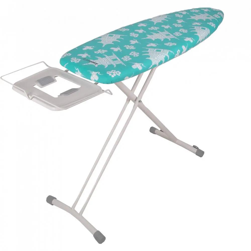 ironMATIK Space Surfer Premium Ironing Board in Pagoda Blue - Sewingmachinesplus.com