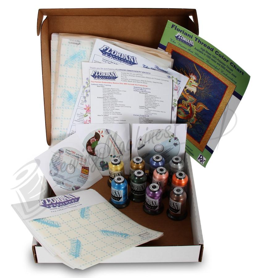 Floriani Embroidery Basics Plus Kit - Sewingmachinesplus.com