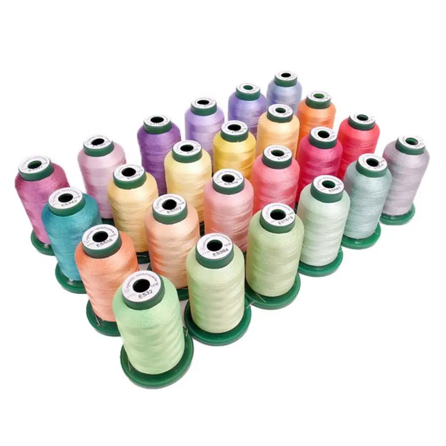 DIME Embroidery Thread Kit Springtime Pastels - 24 pack 1000M 40wt - Sewingmachinesplus.com