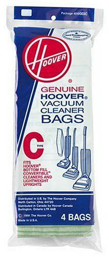 Genuine Hoover Vacuum Cleaner Bags, Type C