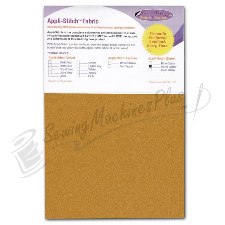 Floriani Appli-Stitch Glitter 2 pk Gold