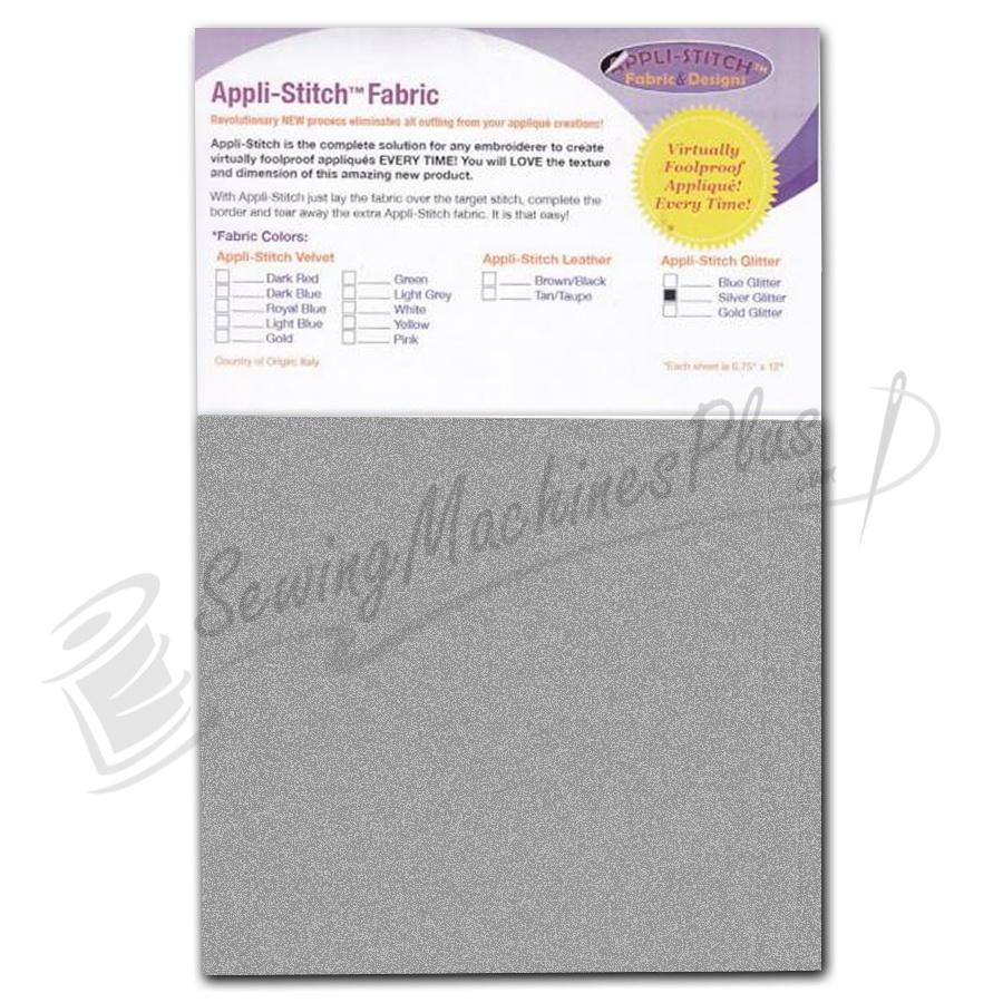 Floriani Appli-Stitch Glitter 2 pk Silver