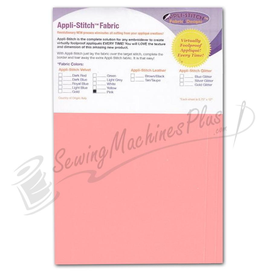 Floriani Appli-Stitch Velvet 3 pack Pink