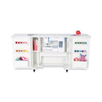 Kangaroo Sewing Furniture Bandicoot 2 Cabinet White Ash b8211 Studio Set With Kiwi Storage Cabinet - Sewingmachinesplus.com