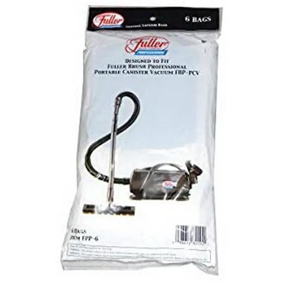 Fuller Brush vacuum bags, HEPA media 6-pack for FBP-PCV (FPP-6)