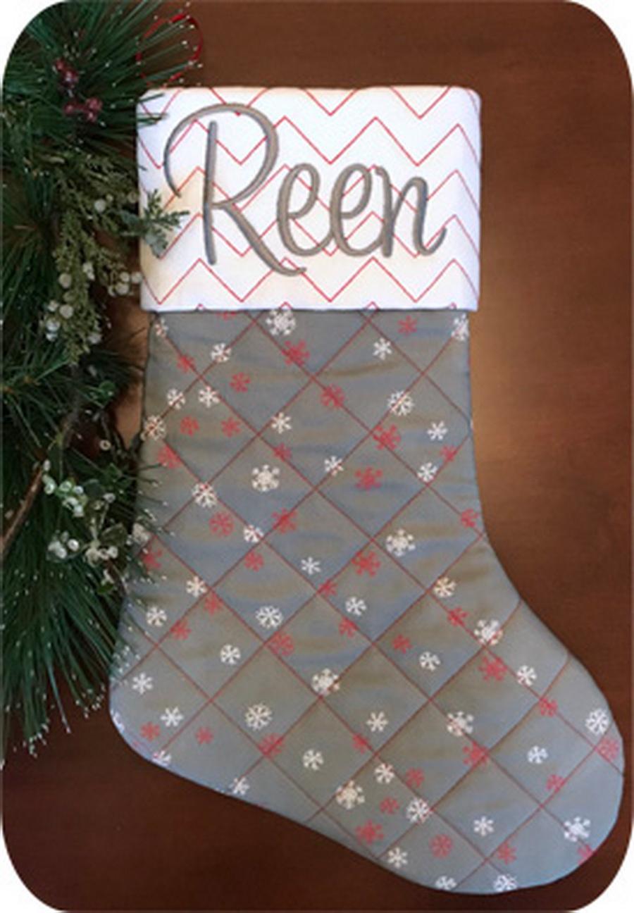 Embroidery Garden Design Your Own Stockings - Sewingmachinesplus.com