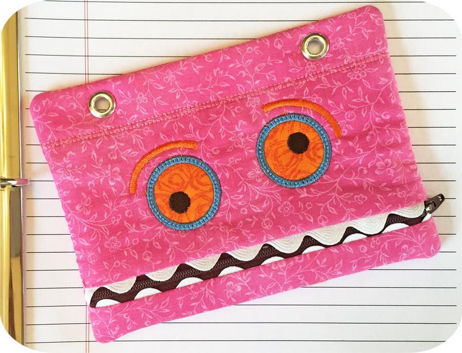 Embroidery Garden Monster School Cases - Sewingmachinesplus.com