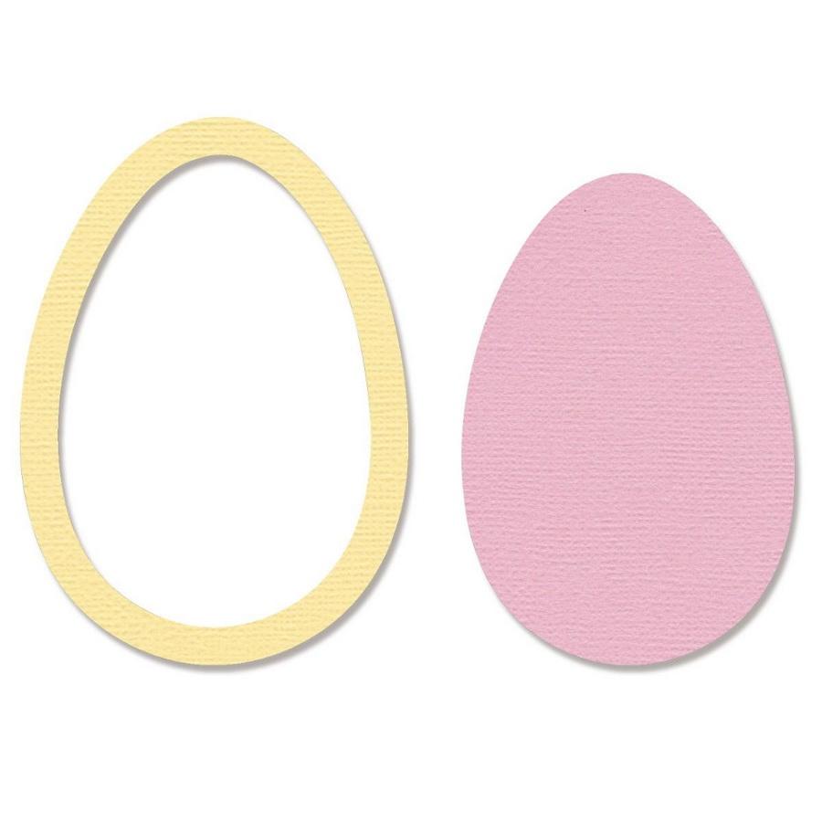 Sizzix Framelits Dies Egg/Balloon - Sewingmachinesplus.com