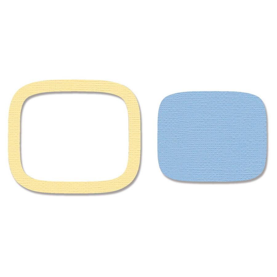 Sizzix Framelits Dies Rounded Square - Sewingmachinesplus.com