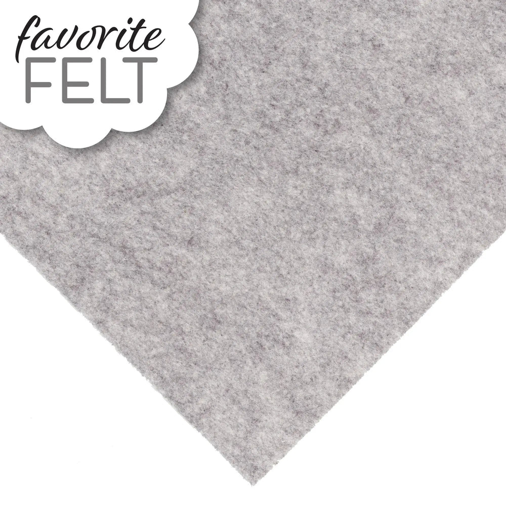 OESD Favorite Felt sheet, grey, 8 x 12 in for crafting projects