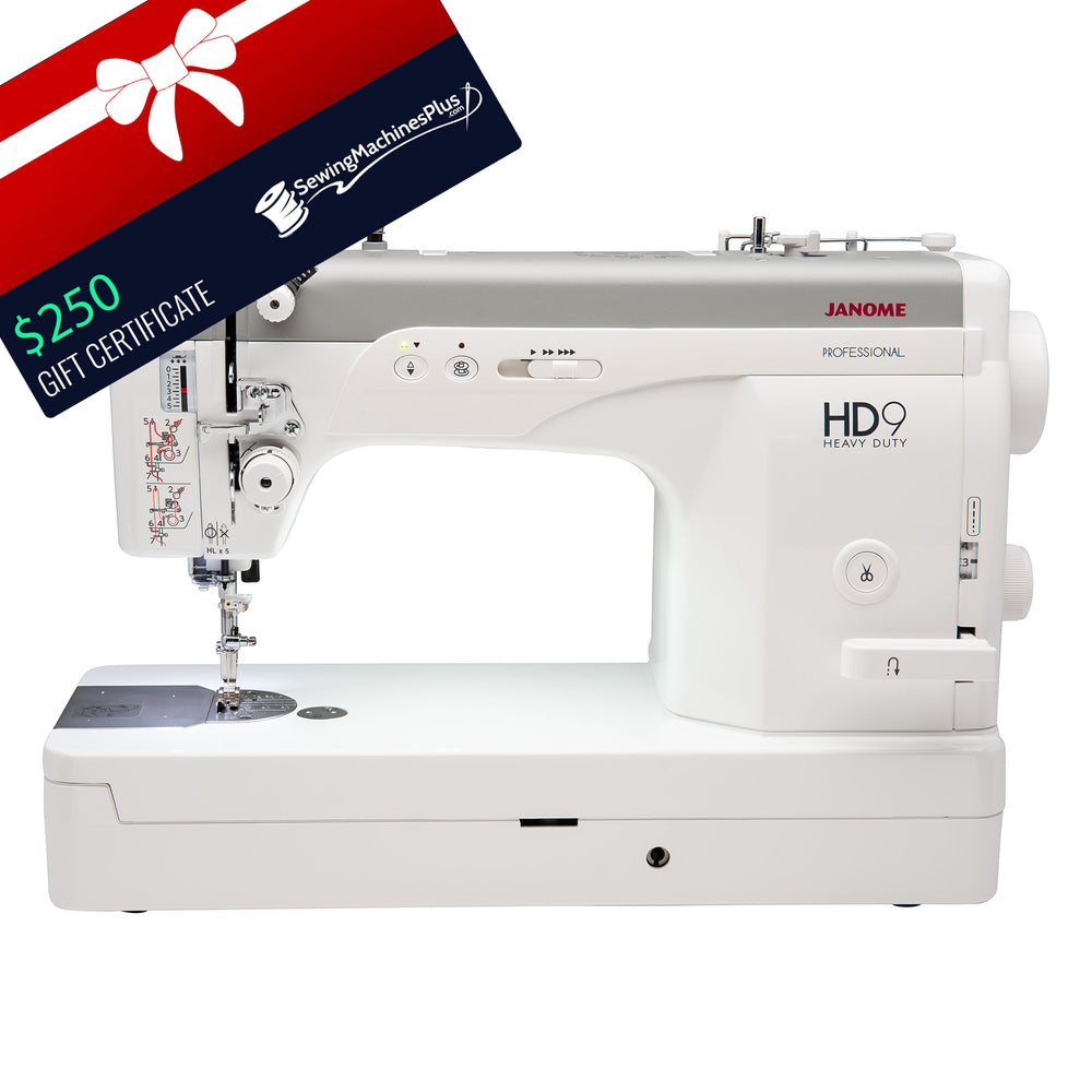 Janome HD9 V2 Heavy Duty, Straight Stitch, High Speed Sewing Machine