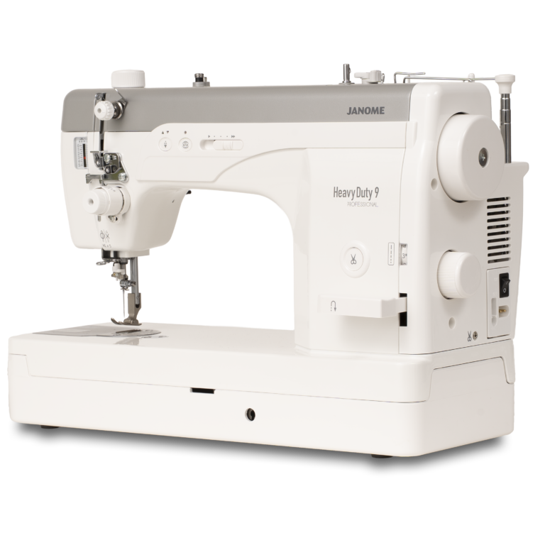 Janome Heavy Duty 9 Professional mechanical sewing and quilting machine, white