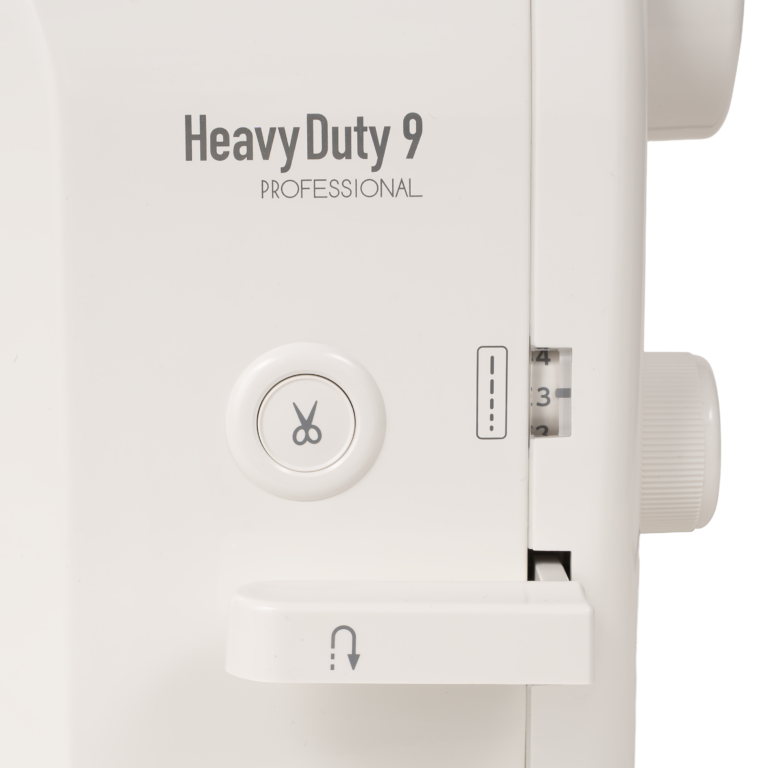 Janome Heavy Duty 9 Professional sewing machine, white mechanical quilting model