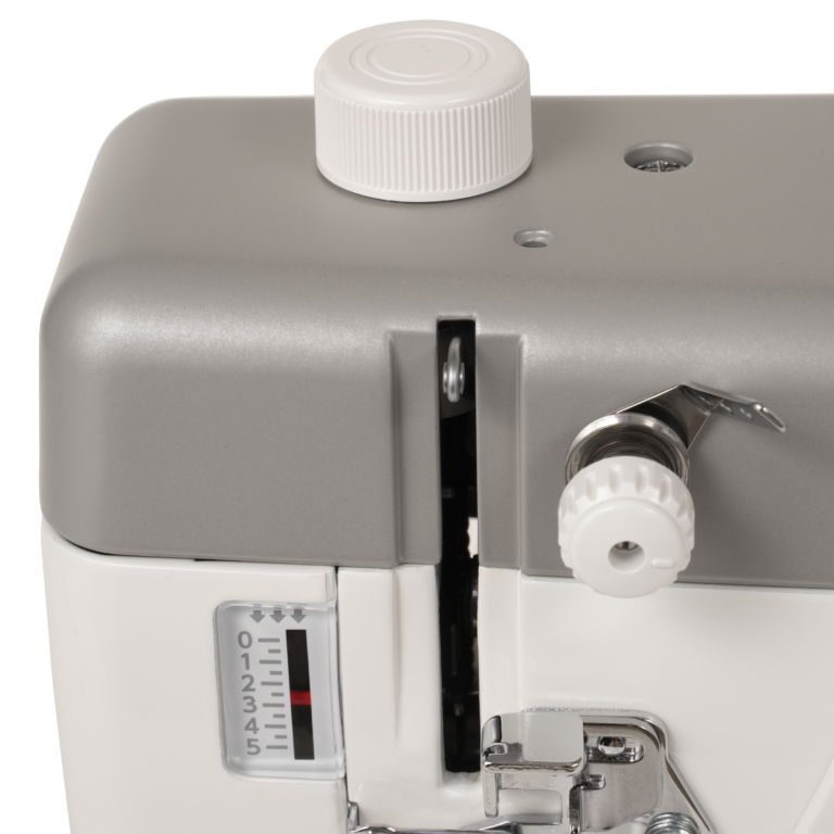 Janome HD9V3 Professional Heavy Duty Sewing & Quilting Machine, gray and white body