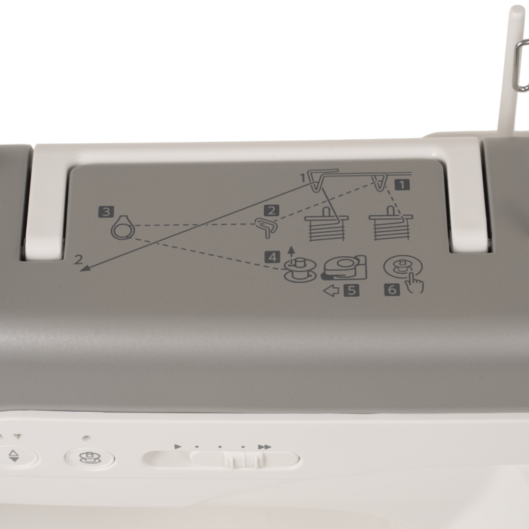 Janome HD9V3 professional heavy-duty sewing & quilting machine, gray mechanical.