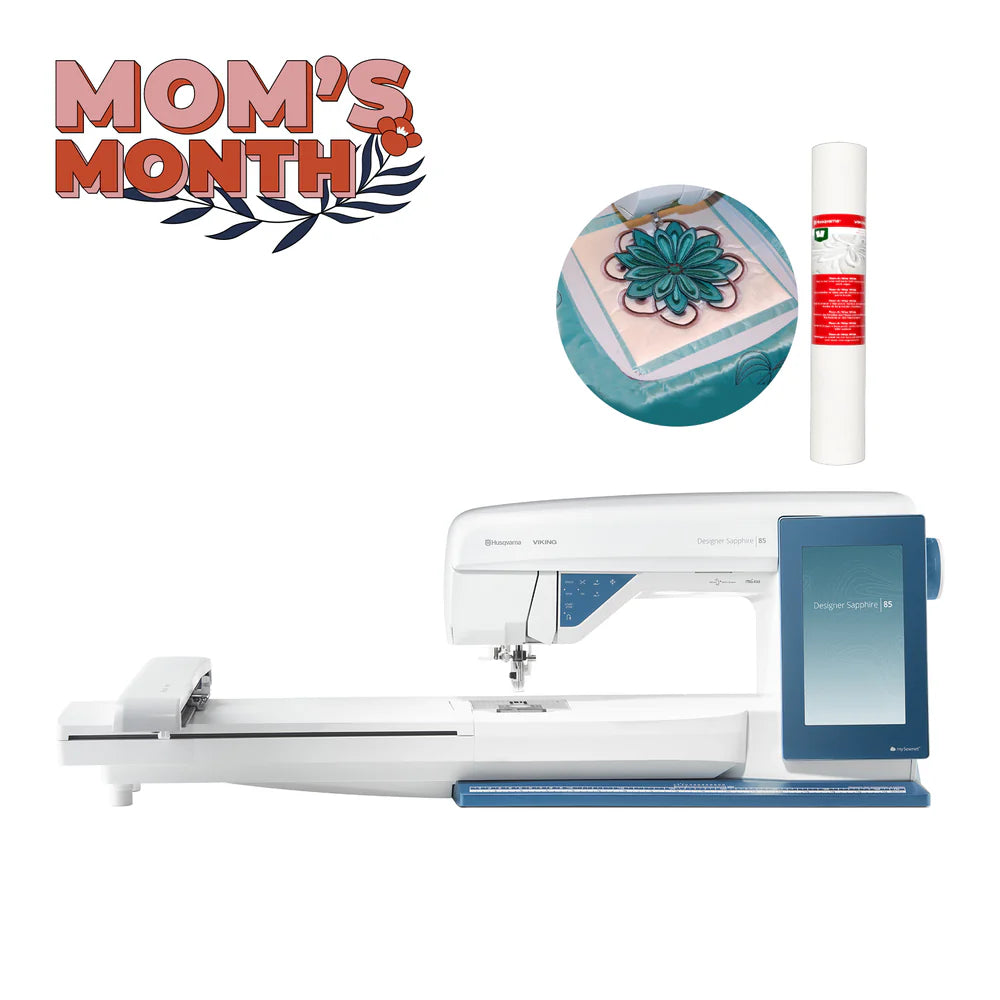 Husqvarna Viking Designer Sapphire 85 Sewing and Embroidery Machine