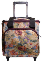 Hemline Cream Floral Sew Easy Serger Trolley MR4681.G4204