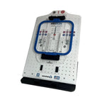 Hooping station Hooper One Leveler Pro Plus embroidery hoops combo by Tex Inc; white base with blue square hoop