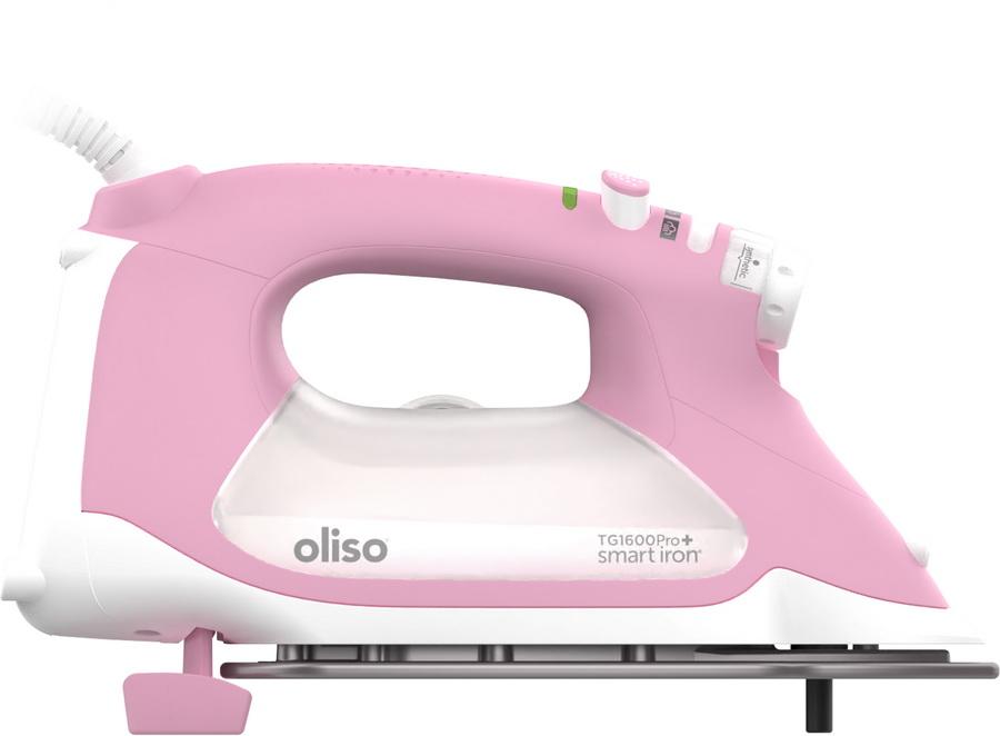 Oliso Iron TG1600 Pro Plus Pink - Sewingmachinesplus.com