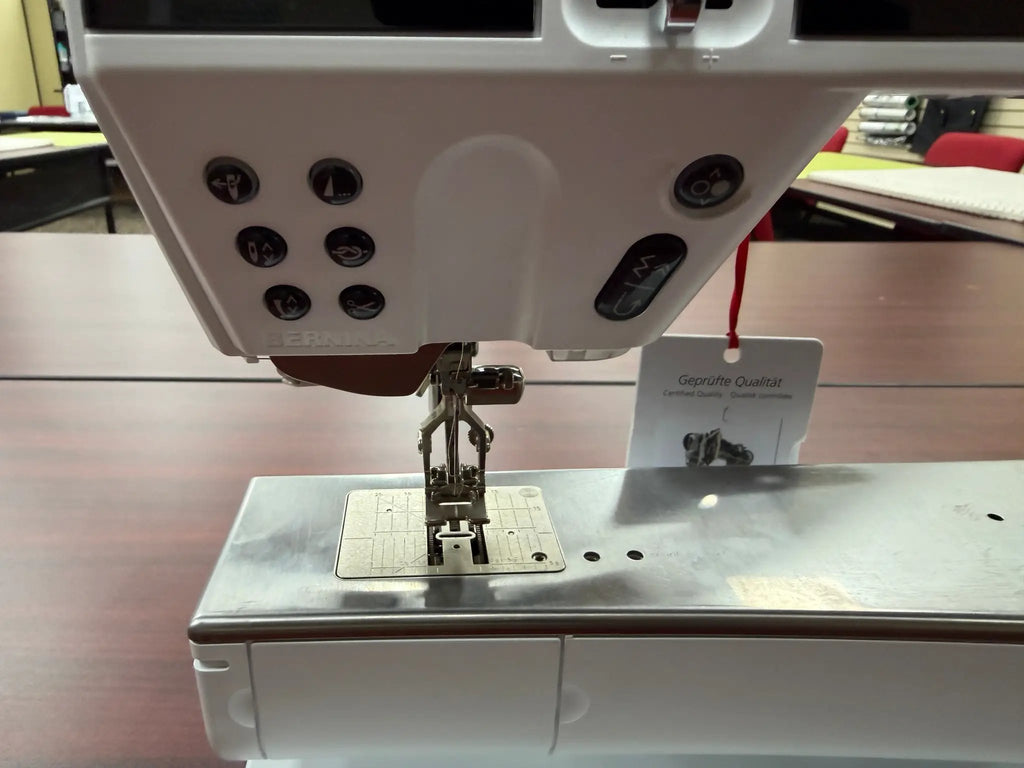 Bernina 880 PLUS white computerized sewing machine with control buttons