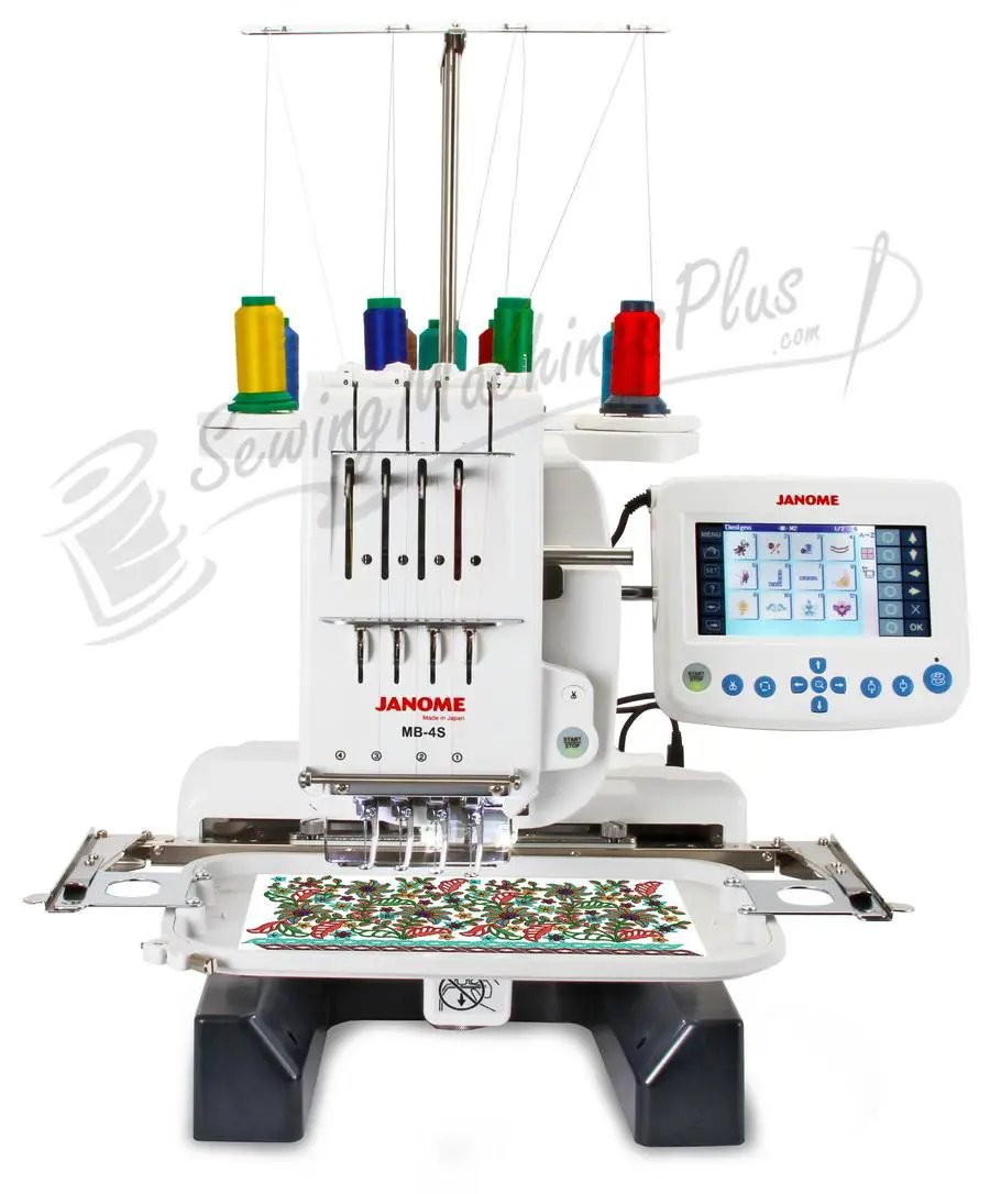 Refurbished Janome MB-4S Four-Needle Embroidery Machine