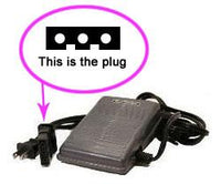 Foot Control Pedal & Cord J00360051 (XC7359021)