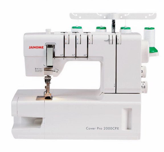 Janome Cover Pro 2000CPX (OPEN BOX MODEL) - Sewingmachinesplus.com