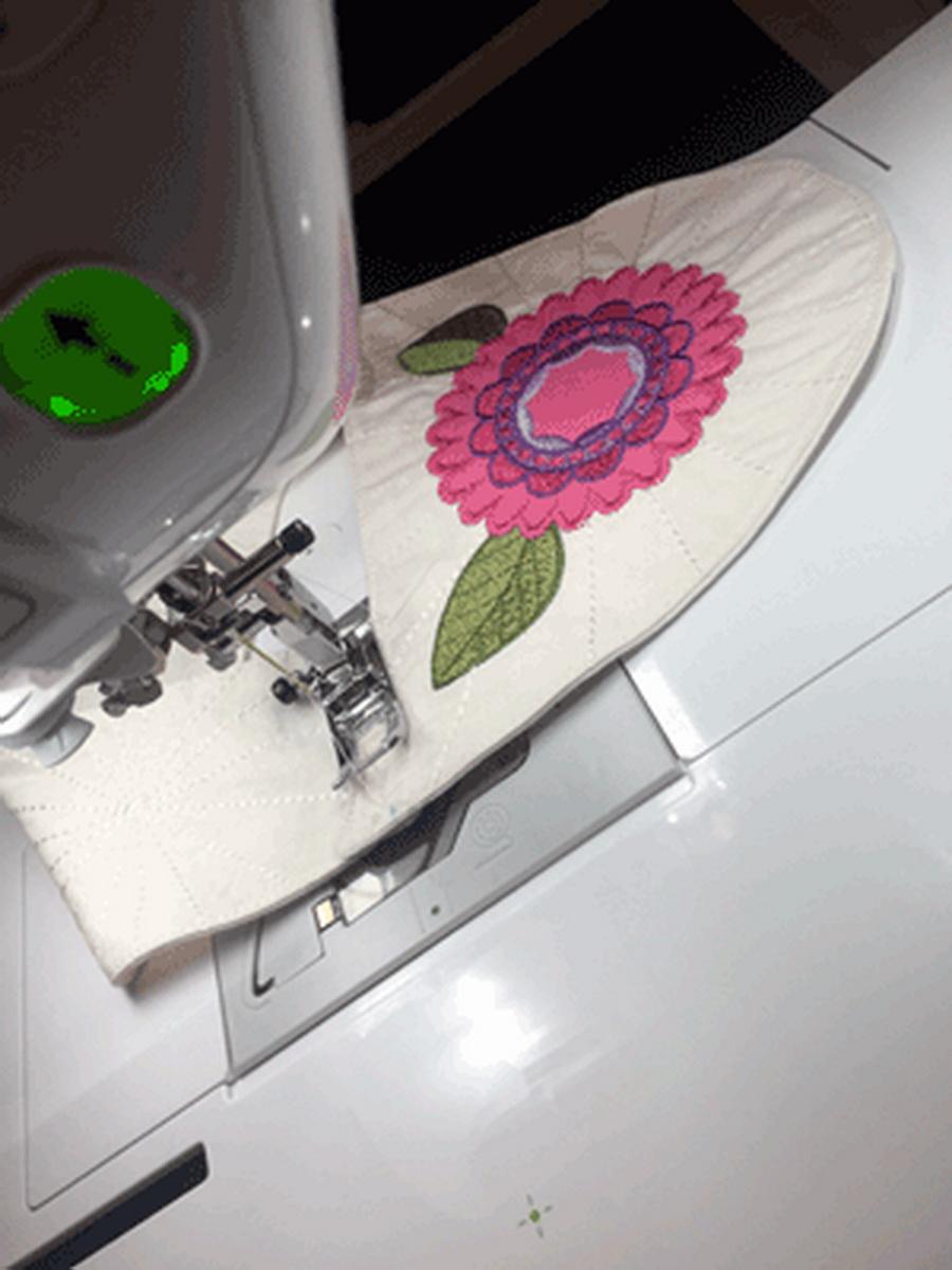 Espadrille Fabric Couture Embroidery CD w/SVG - Designs by Hope Yoder