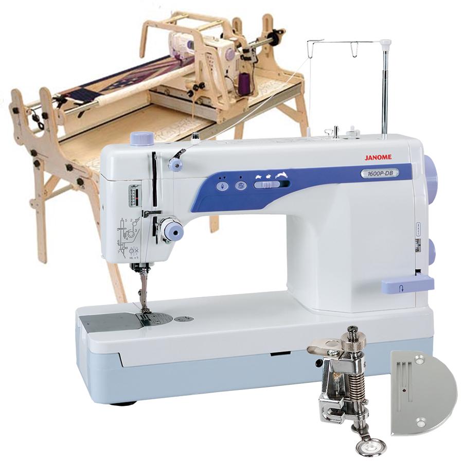Little Gracie II Quilting Frame, Janome 1600P - DB Sewing Machine package - Sewingmachinesplus.com