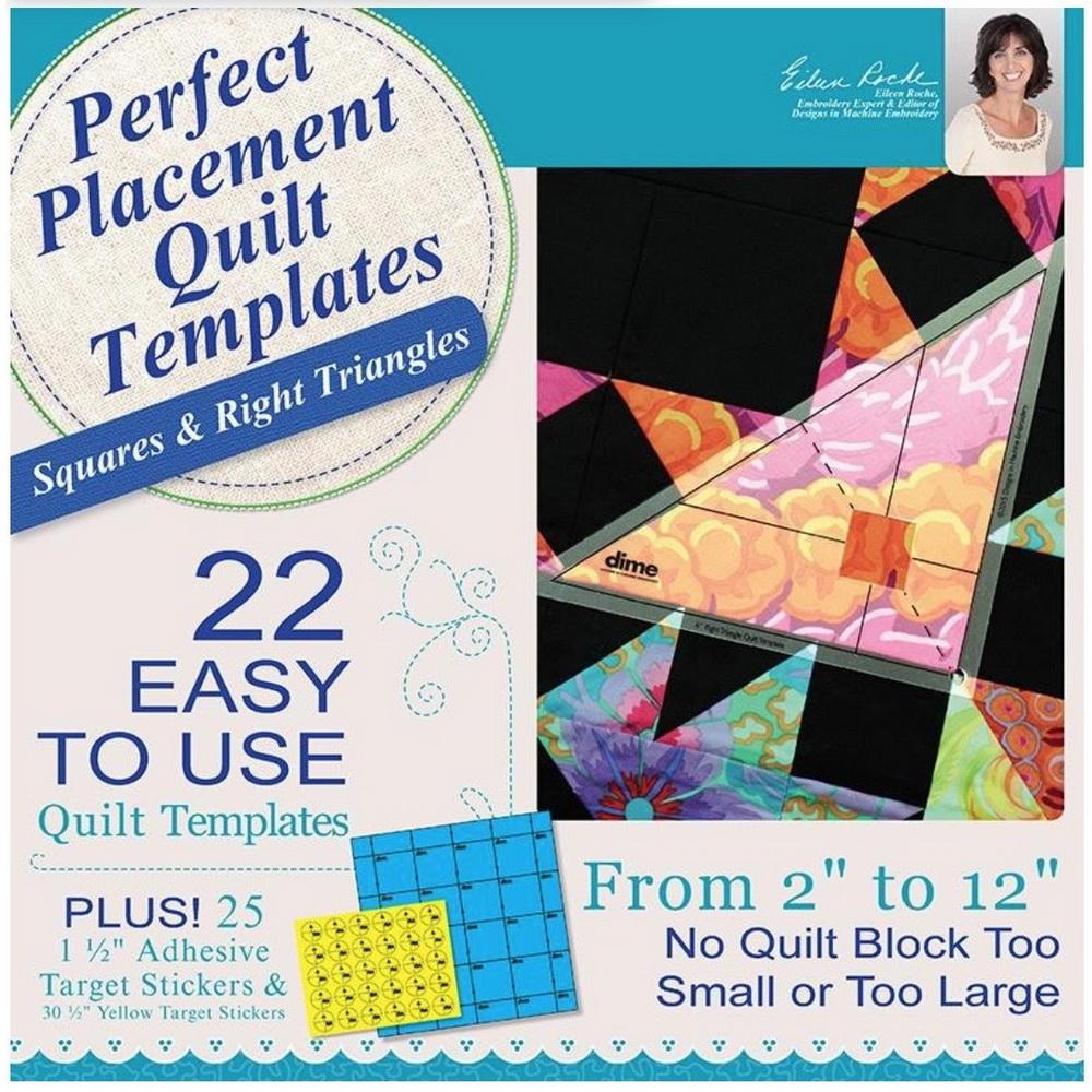 DIME - Perfect Placement Quilt Templates - Squares and Right Triangles