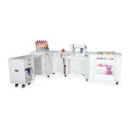 Kangaroo Sewing Furniture Aussie Studio and Dingo II WHITE Sewing Cabinets with Air Lift (AS-WHT)