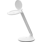 Daylight Halo LED Table Magnifier white magnifying lamp with circular lens