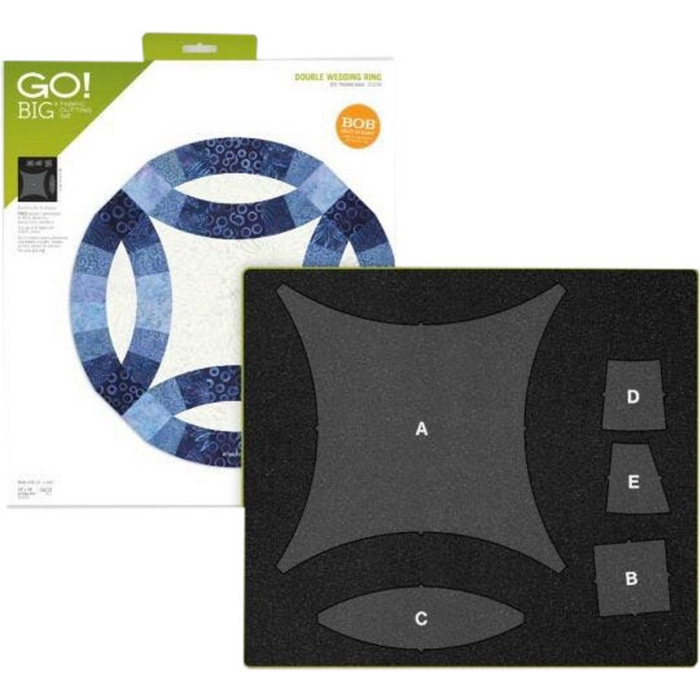 Accuquilt GO! - Big Double Wedding Ring 12 1/2 inch Finished - 55258