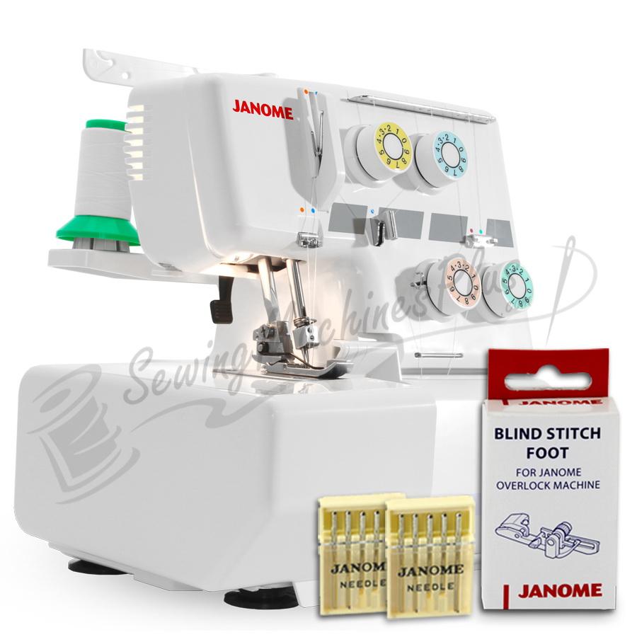 Janome 204D MyLock 3 & 4 Thread Overlock Serger & FREE BONUS