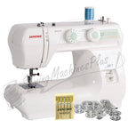 Janome 2212 12 Stitch Full Size Freearm Sewing Machine & FREE BONUS