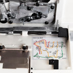 Reliable 5400SO 3/4 Thread Direct Drive Serger With Fully Assembled Table, Motor and Uberlight 3100TL Light Lamp