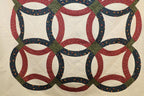 Ready to Sew Bittersweet Double Wedding Ring Pre - cut Quilt Kit - Sewingmachinesplus.com
