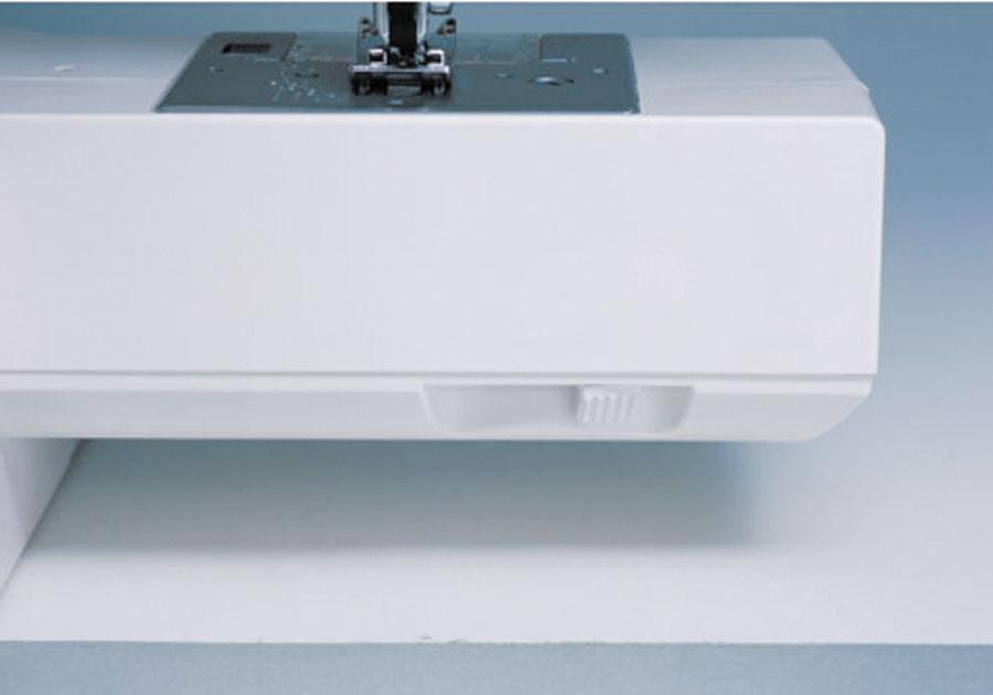 Janome Jem Gold Plus Portable Sewing Machine with Light Serging System