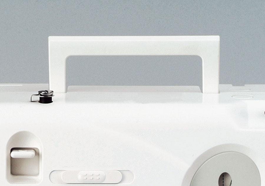 Janome Jem Gold Plus Portable Sewing Machine with Light Serging System