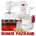 Janome Magnolia 7330 and MyLock 634D Overlock Serger Combo & FREE BONUS
