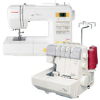 Janome Magnolia 7330 and MyLock 634D Overlock Serger Combo & FREE BONUS