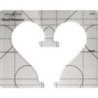 Good Measure Every Heart 1 Quilting Template Ruler 3 PC Set - Sewingmachinesplus.com