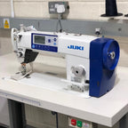 JUKI DDL - 8000AS - MS - Direct - drive, High - speed, 1 - needle,Lockstitch Machine with Automatic Thread Trimmer & Auto - Lifter & Assembled Table - Sewingmachinesplus.com