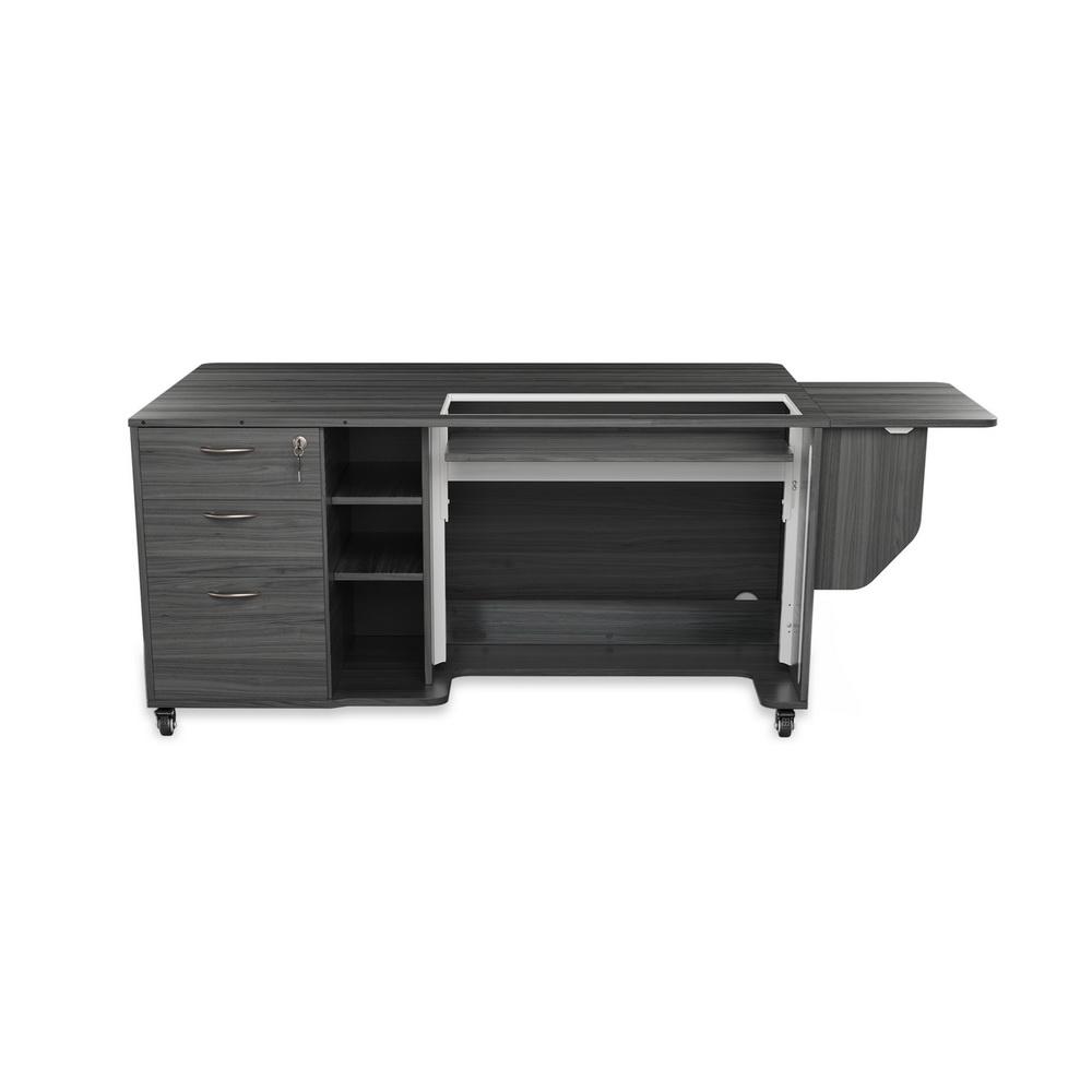 Sydney Lite XL Sewing Cabinet Hydraulic Lift, Multiple Finishes Available - Sewingmachinesplus.com