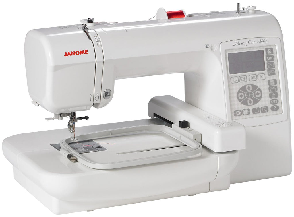 Janome Memory Craft MC200E Embroidery only Machine w/ FREE BONUS
