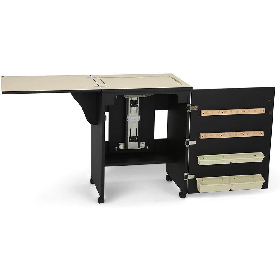 Arrow 98503 Sewnatra Compact Sewing Cabinet - Black Finish